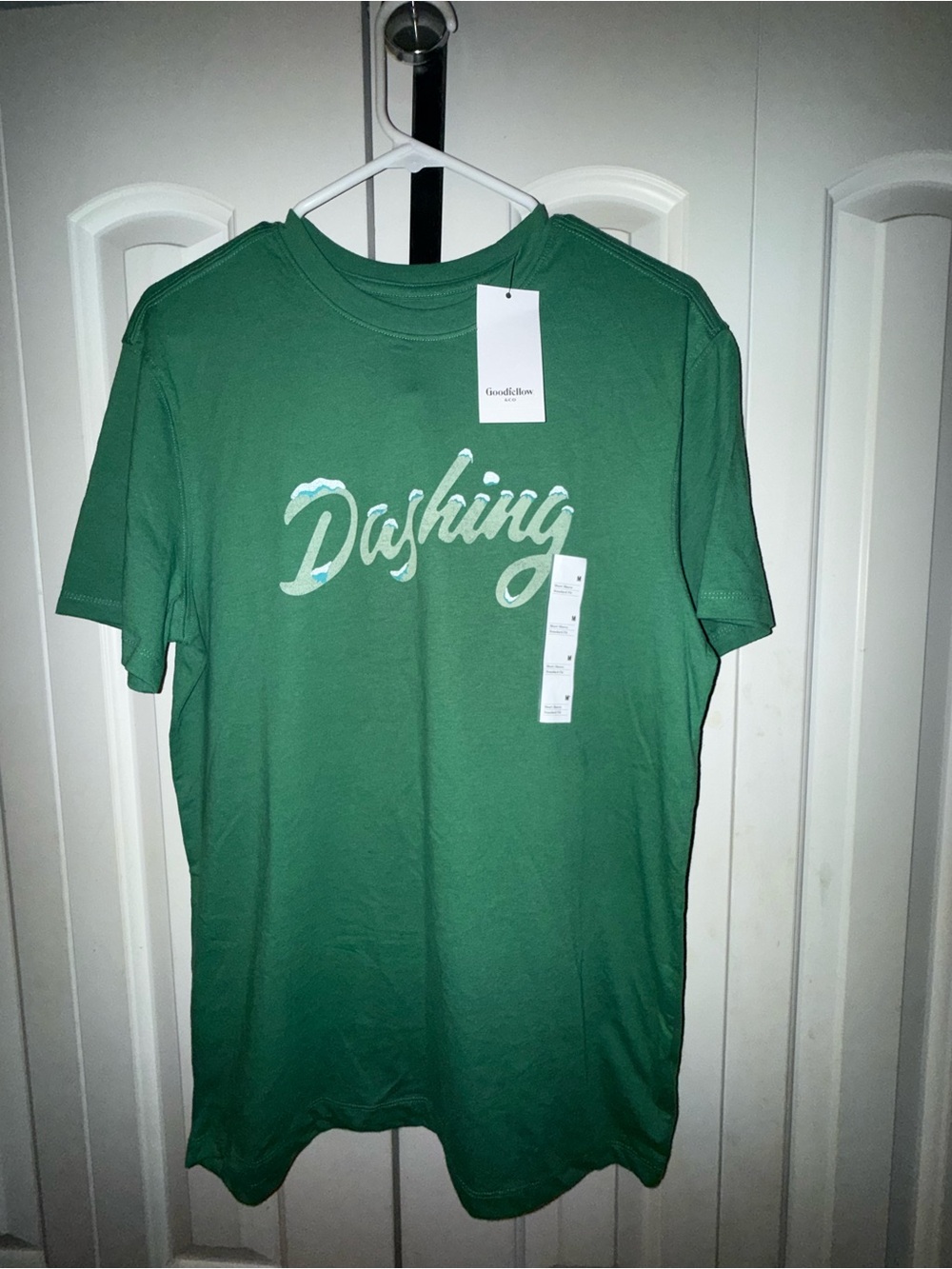 Goodfellow & Co Green "Dashing" Graphic Tee